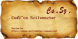 Csécs Szilveszter névjegykártya
